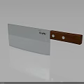 High Quality Kitchen Knife With Stainless Steel Blade And Wooden Handle For Home Cooking