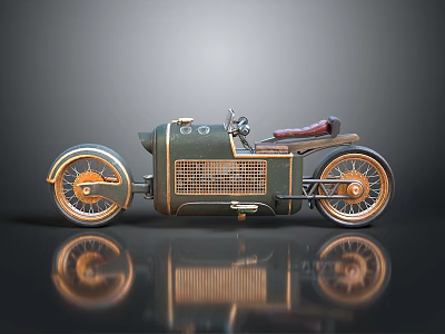 Jet Motorcycle Sci-Fi Motorcycle Concept Motorcycle Flying Car Space Flying Car Space Motorcycle 3d model