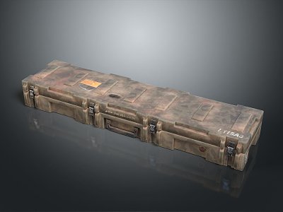 ammunition box ammunition box sniper rifle box weapon box military box wooden box wooden crate old wooden crate model