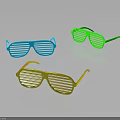 Stylish Sunglasses with Blue Green and Gold Frames for Modern Fashion Look