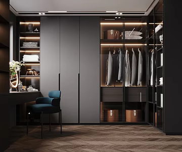 Modern Cloakroom 3d model