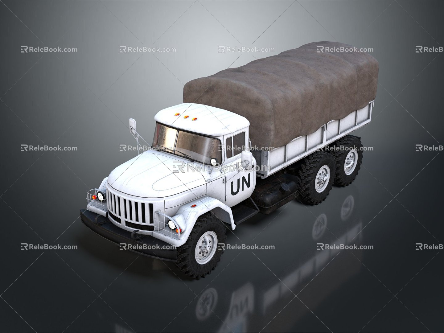 Hyundai Truck Supply Truck Military Truck Light Truck 3d model