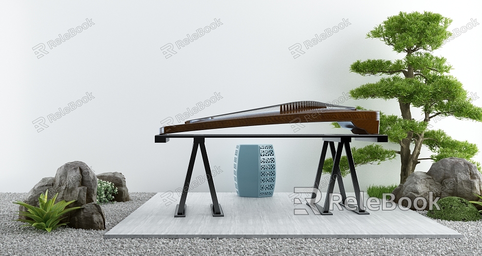 New Chinese Guzheng model