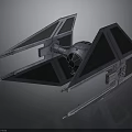 Futuristic Spacecraft Starfighter 3D Model With Interstellar Design And Aerodynamic Structure