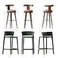 Modern Bar Chair Combination 3d model