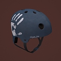 Helmet helmet head-mounted tactical helmet simple fashion protective helmet 3d model