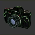 DSLR Camera Card Machine Digital Camera Digital Camera Photographic Equipment 3d model