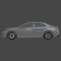 Toyota Sedan with Modern Sleek Design in Gray Featuring UK License Plate and Stylish Headlights