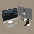 Desktop computer 3d model