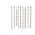 Decorative Hanging Bead Curtains With Various Colors And Different Designs