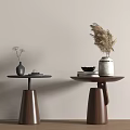 Middle Ancient Side Table Modern Side Table Solid Wood Side Table 3d model