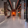 Modern Hotpot Restaurant Interior With Stylish Lighting Seating Area And Decor