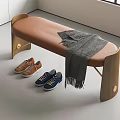 Modern Shoe Changing Bench 3d model