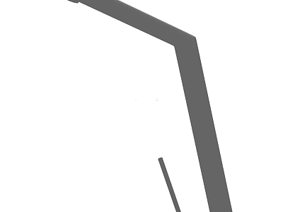 Modern Kitchen Faucet With Sleek Design Single Handle And Stainless Steel Build 3d model