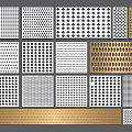 modern clapboard punching plate 3d model