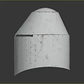Polished Silver Perforated Helmet For Fantasy Warrior Characters And Mythical Creatures
