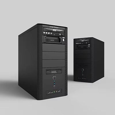 Modern Host Asus Computer Host Computer Chassis 3d model