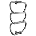 Stainless Steel Triple Ring Hanger For Modern Home Bathroom Decor