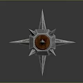 Sci-fi Hammer Sci-fi Stick Mace Sci-fi Weapon Ancient Weapon Hammer Cold Weapon Medieval Item 3d model