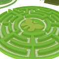Fun Playground Maze Equipment With Various Shapes For Kids Outdoor Activities