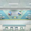 Mathematics Classroom Laboratory Science Classroom 3d model