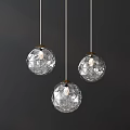Modern Decorative Pendant Lights With Geometric And Spherical Glass Metallic Designs