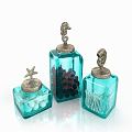 perfume glass container 3d model