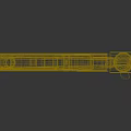 Modern Black Tactical Submachine Gun With Metal Finish Grip And Magazine