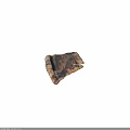 Ancient Plant Fossil With Natural Brown Black Beige Textured Stone Structure