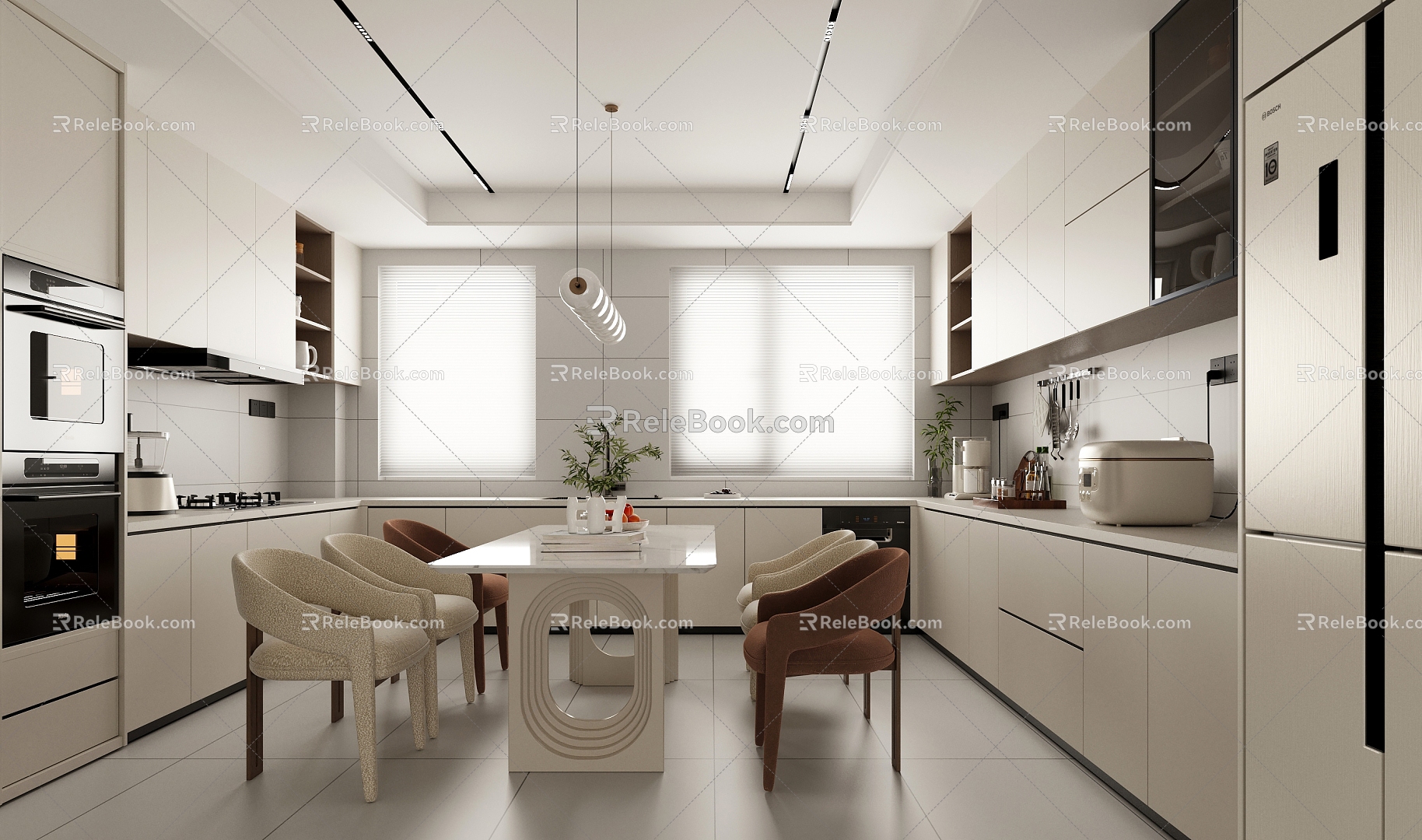 Kitchen Dining Room 3d model