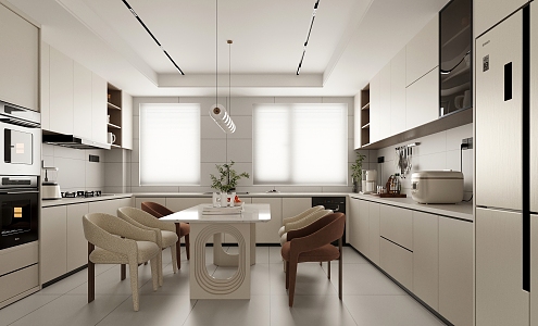 Kitchen Dining Room 3d model