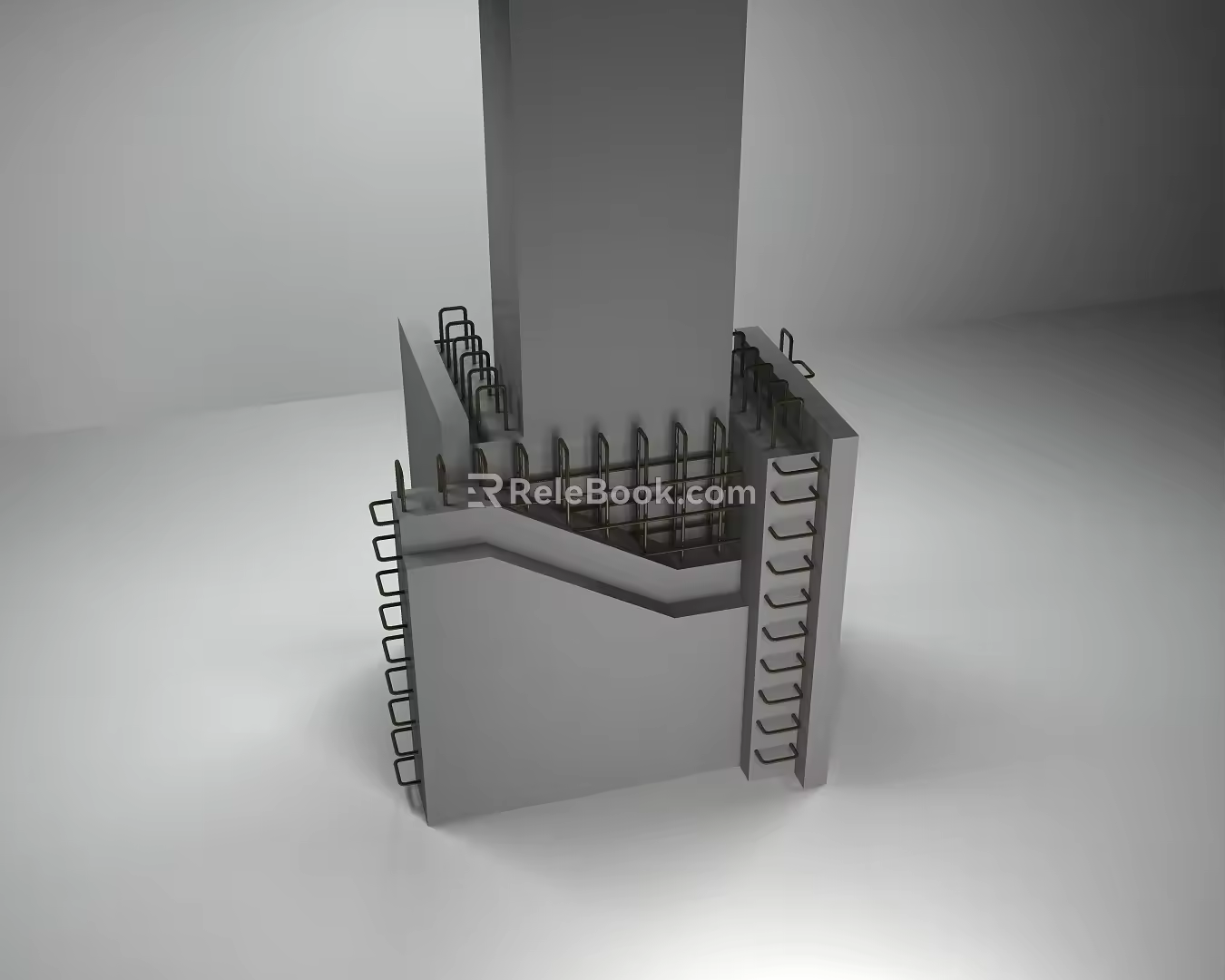 Modern Column 3d model