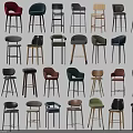 Modern Bar Stools With Various Stylish Designs And Different Color Options