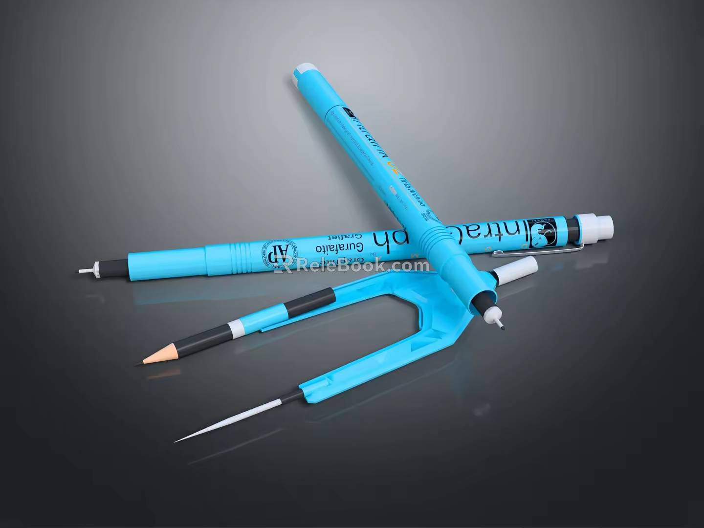 Modern Compass Carpentry Compass Carpentry Compass Tools 3d model