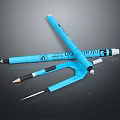 Modern Compass Carpentry Compass Carpentry Compass Tools 3d model