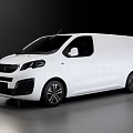White Modern Van With Sleek Exterior Design And Black Alloy Wheels