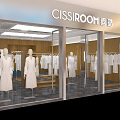 Modern Women's Shop 3d model