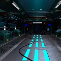 Sci-fi Corridor Sci-fi Capsule Space Capsule Hibernation Cabin Freezing Cabin Rest Cabin Rest Capsule 3d model