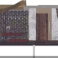 Elegant Private Box Interior With Wooden Elements Glass Partitions Dining Table Chairs And Warm Lighting