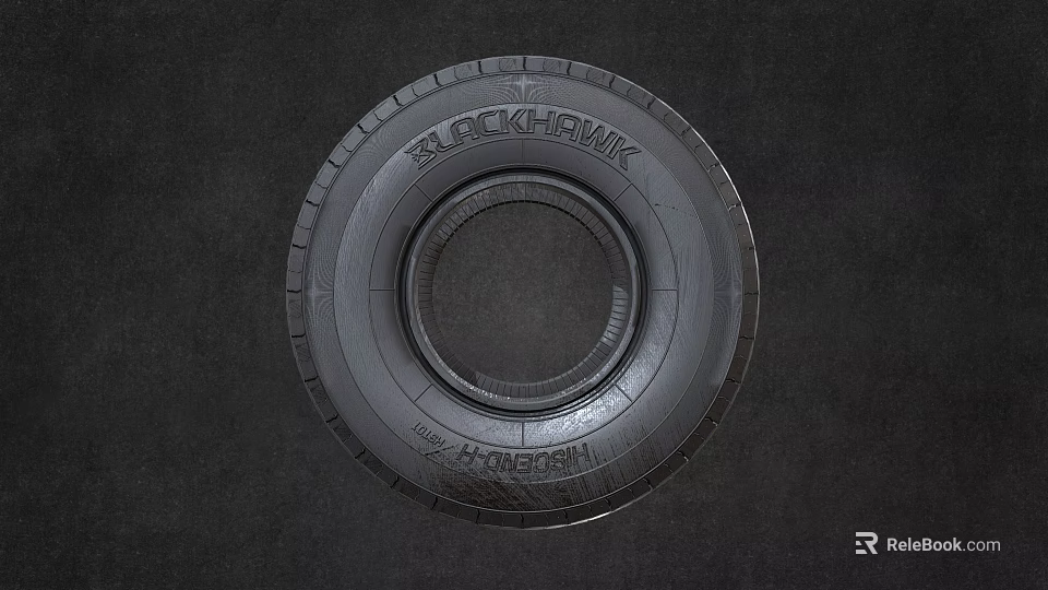 High Quality Tire With Durable Tread Pattern And Reinforced Sidewall Design Features 3d model