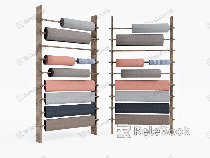 Nordic Storage Rack Cloth Rack Drying Rack Yoga Mat Rack Hanger Wardrobe Decorative Rack model