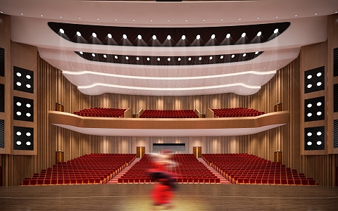 Opera House Lecture Hall 3d model