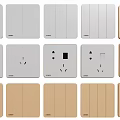 Modern Switch Socket 3d model