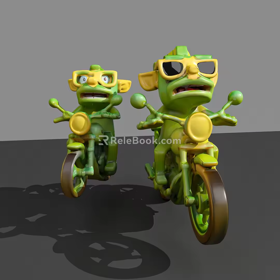 Which movie ornaments are held by hand 3d model
