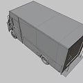 Amazon Prime Delivery Van Blue Commercial Logistics Service Vehicle With Brand Logo
