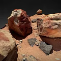 Natural Stone Materials Featuring Various Colors Different Shapes Small Gravel And Sand