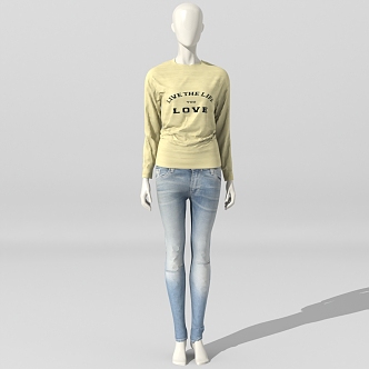 Modern Model Clothing Store Shopping Mall Model 3d model