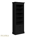 Black Modern Chest of Drawers With Multiple Storage Drawers and Tall Design