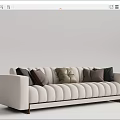 Modern Multiplayer Sofa 3d model