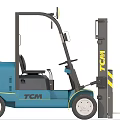 Industrial Factory Key Material Handling Equipment with Blue TCM Forklift